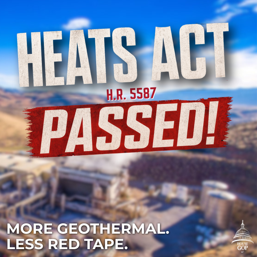 House Republicans Vote for All-of-the-Above Energy to Lower Costs