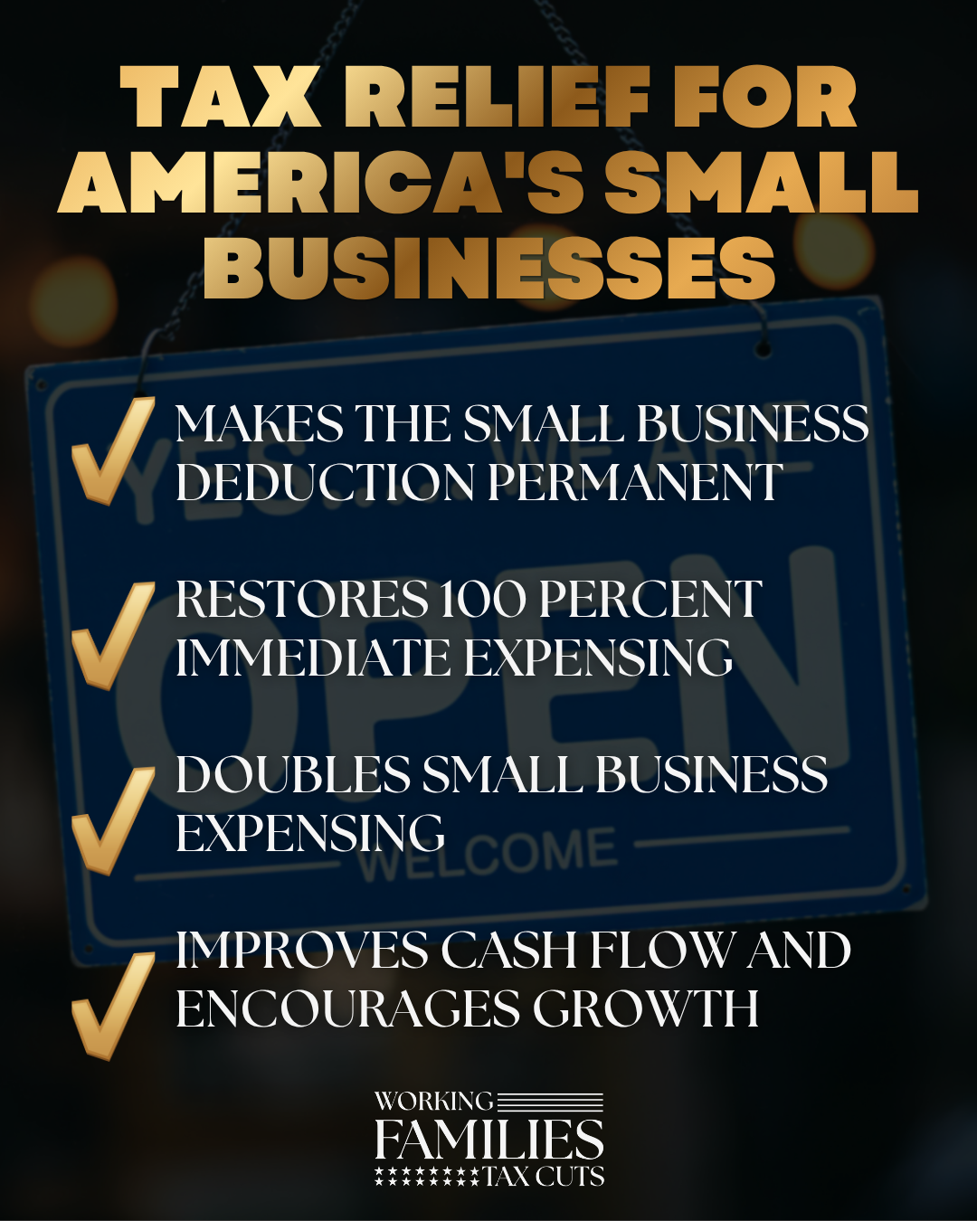 Small Business Owners Across America Share How House Republicans Are Delivering Tax Relief with Working Families Tax Cuts