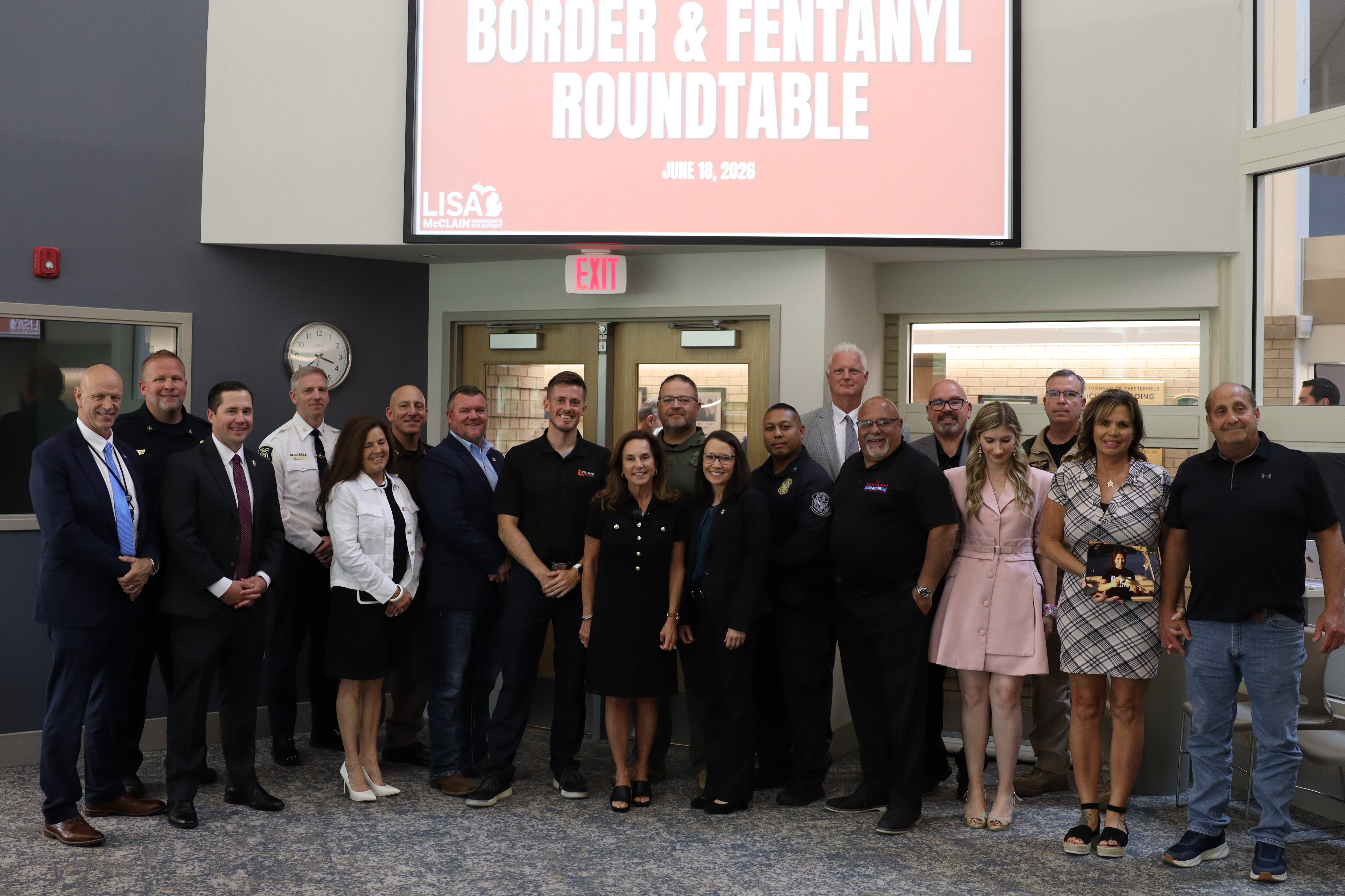 Chairwoman McClain Joins Angel Families and Law Enforcement in Border Security and Fentanyl Crisis Roundtable